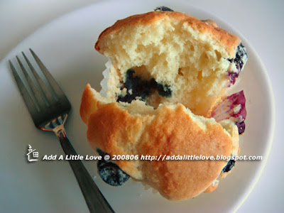 Blueberry Muffin with a Lighter Taste