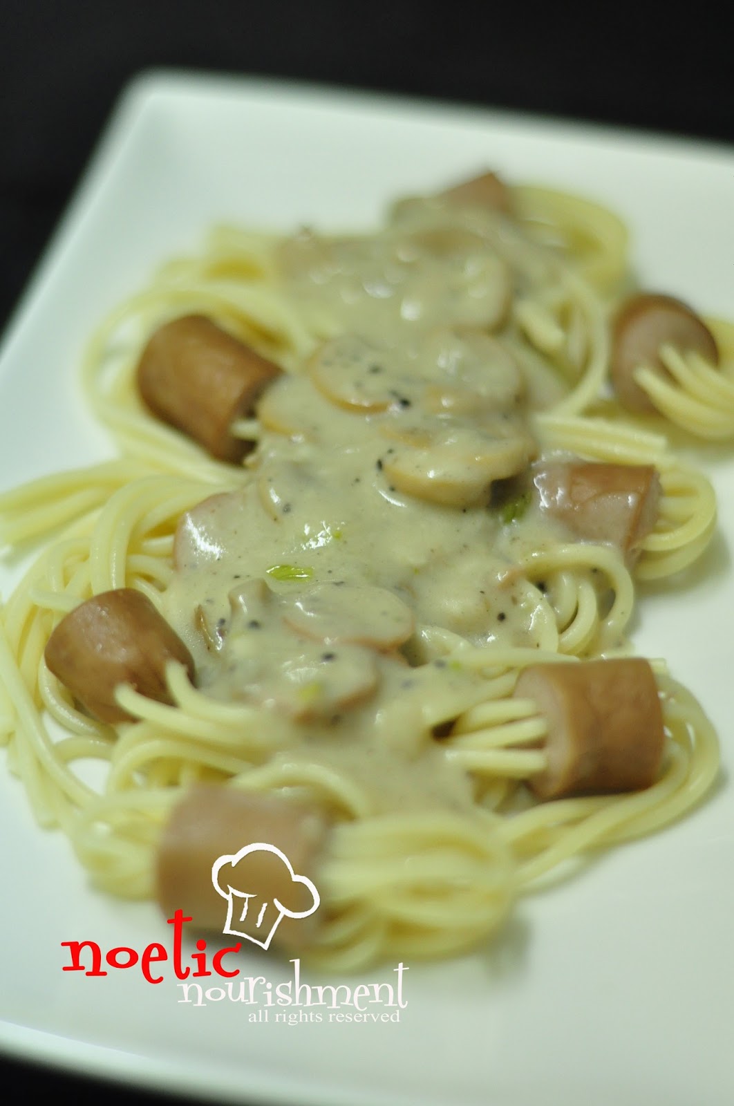 Noetic Nourishment: nn @ resepi spaghetti cream carbonara