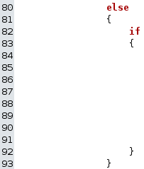 program conditional block example