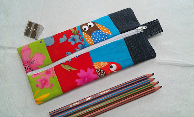 Patchwork Pencil Case by Berry Bakewell