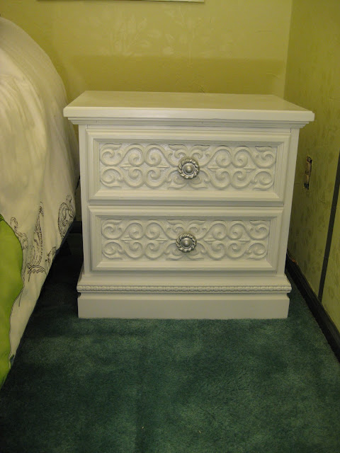 DIY refinished painted furniture