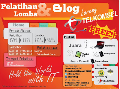 Pelatihan dan Lomba Blog Universitas Jember