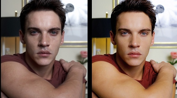 Celebrities Before and After Photoshop