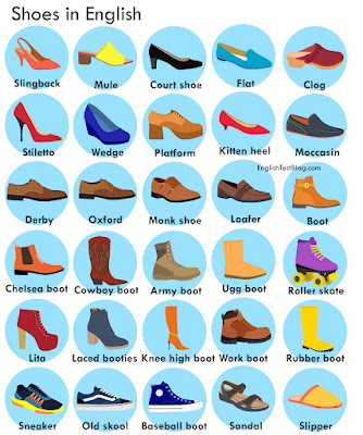 Shoes Vocabulary