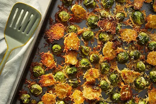 Crispy Parmesan-Crusted Roasted Brussels Sprouts