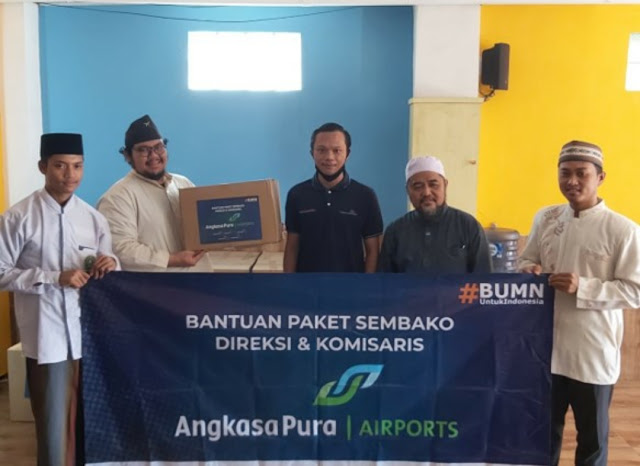 Angkasa Pura I Bagikan 10,000 Paket Sembako ke Warga di Jateng dan Jatim