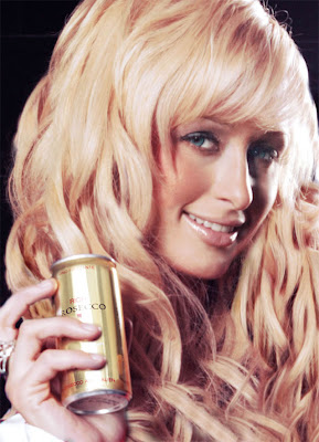 Paris Hilton Modelling for Perfume