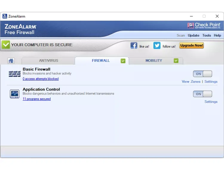 ZoneAlarm Free Firewall