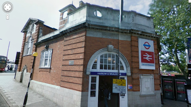 Harrow and Wealdstone station on the Bakerloo line of the London Underground