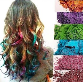 How to chalk your hair !