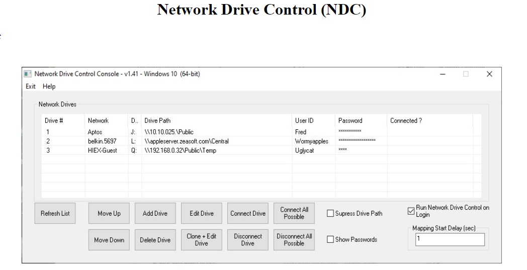 Descargar Network Drive Control Español + Serial