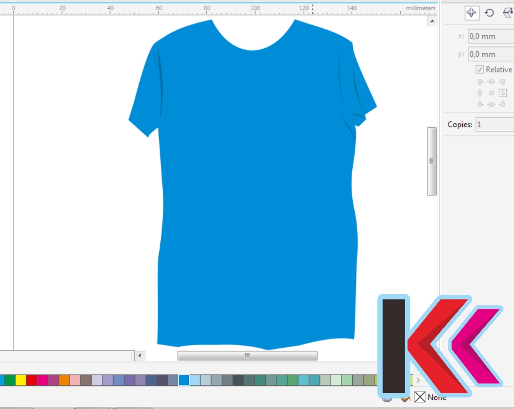 Cara Mewarnai Desain Baju Colours K