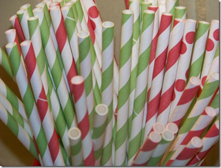 Straws Christmas med