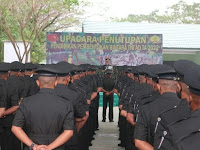  UPACARA PENUTUPAN PENDIDIKAN PEMBENTUKAN BINTARA TNI AD TA 2022