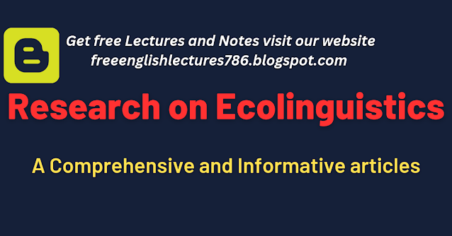 Research on Ecolinguistics