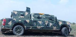 Abandonan los de Jalisco camionetas blindadas del CJNG tras fuerte enfrentamiento en Tamaulipas
