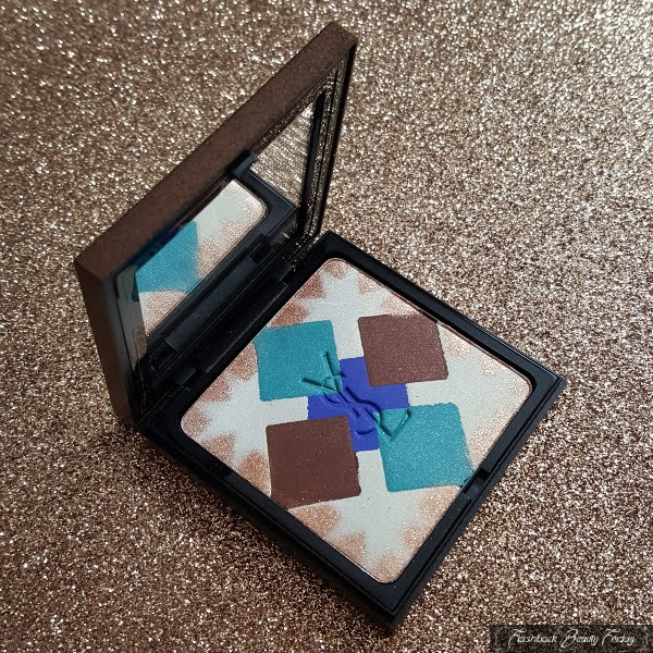 open brown compact with mirror of YSL Palette Mauresque For Eyes