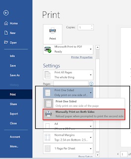 Cara Print Bolak-Balik di Microsoft Word