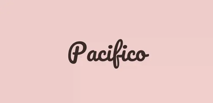 pacifico top cursive fonts for microsoft word users on canva