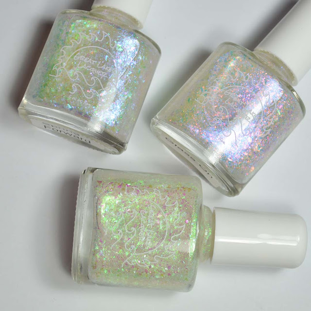 flakie shimmer nail polish toppers