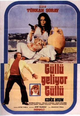 güllü geliyor yeşilçam filminin afişi türkan şoray ediz hun