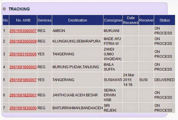 Resi Pengiriman Ladyfem Ke Ambon, Bali, Tangerang, Aceh, Kalimantan 