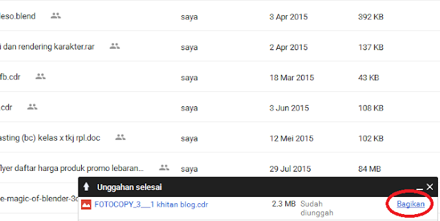 cara mudah memasukan file word, excel, powerpoint, pdf ke blog jadi link download