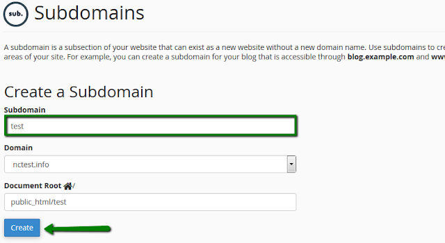 Pengertian Subdomain