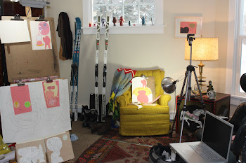 My studio in Jan 2011