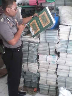 Wujud 2,3 Ton Sampul Alquran dan Bahan Terompet