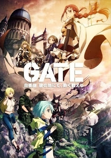 Poster Anime GATE: Jietai Kanochi nite, Kaku Tatakaeri (Summer 2015) - First Impression Review by Glen Tripollo