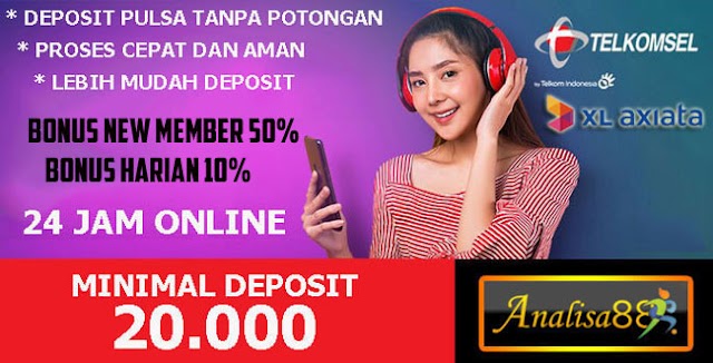 BANDAR JUDI POKER ONLINE DEPOSIT PULSA TERMURAH TANPA POTONGAN