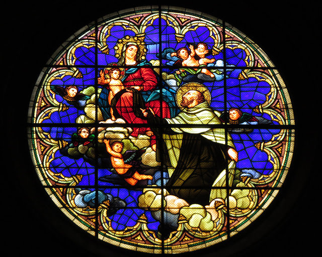 Rose window, San Martino church, Via Oberdan, Bologna