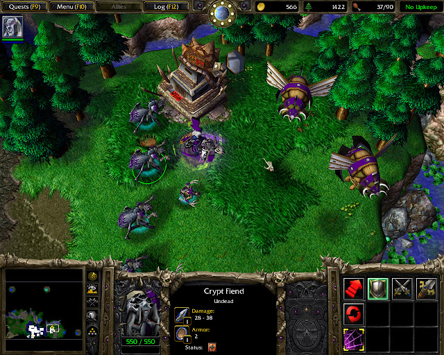 Key of Three Moons Mission 15 | Crypt Fiend Screenshot | Warcraft 3: Reign of Chaos