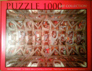 The_Ceiling_of_Sistine_Chapel_musei_di_vaticani_1000_parça_puzzle_kutu_box