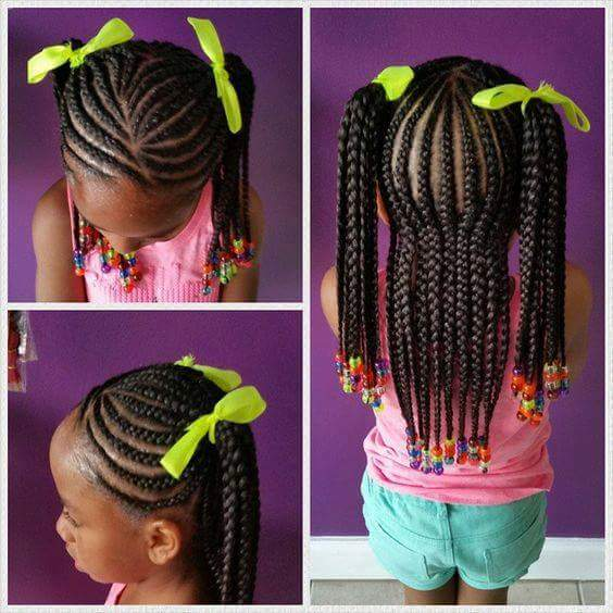 hairstyles for kids, kids hairstyles for girls, nigerian children hairstyles, weaving hairstyles for kids