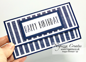 Nigezza Creates with Stampin Up Come Sail Away making a Masculine Money Gift Wallet