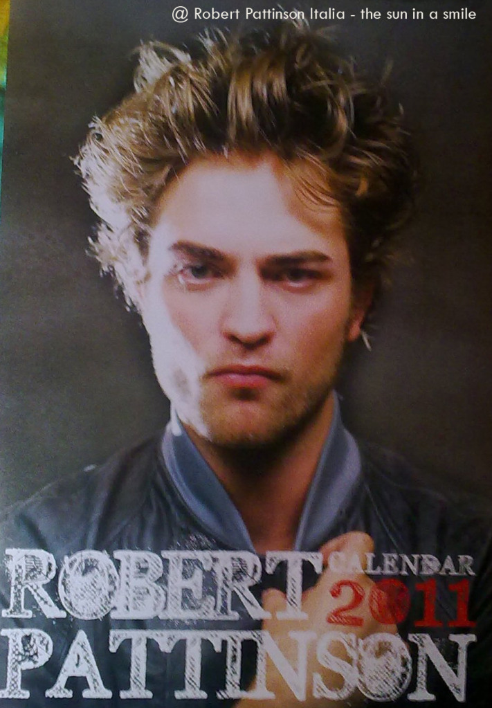 2011 robert pattinson calendar. 2011 Italian Robert Pattinson Calendar.