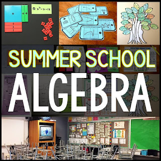 Summer School Algebra Bundle