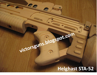 Pic.33 - Building the STA-52 Wooden Assault Rifle Display Model  