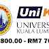 JAWATAN KOSONG TERKINI DI UNIVERSITI KUALA LUMPUR UNIKL - GAJI RM1,800.00 - RM7,700.00