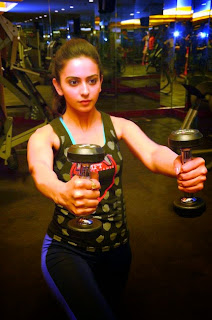 Rakul Preet Singh Workouts In Gym Photos 