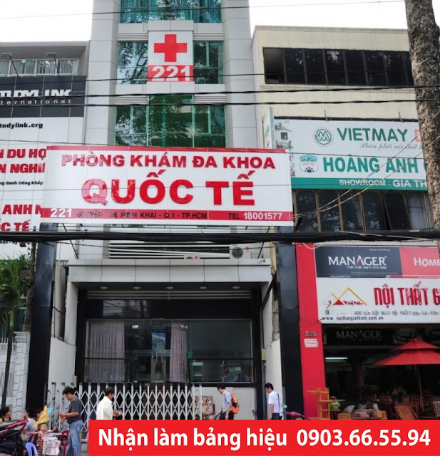 thiết kế bảng hiệu phòng khám nha khoa ở quận 8 nhà may đẹp nhất 2018 tại quận bình tân17