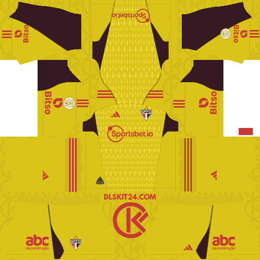 São Paulo FC Kits 2023-2024 Adidas - Dream League Soccer Kits 2024 (Goalkeeper Third)