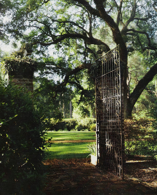 19th Century Iron Gate via Traditional Home edited by lb for linenandlavender.net