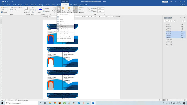 Cara Mudah Membuat Kartu Siswa Micorosoft Word Menggunakan Mailing Merge