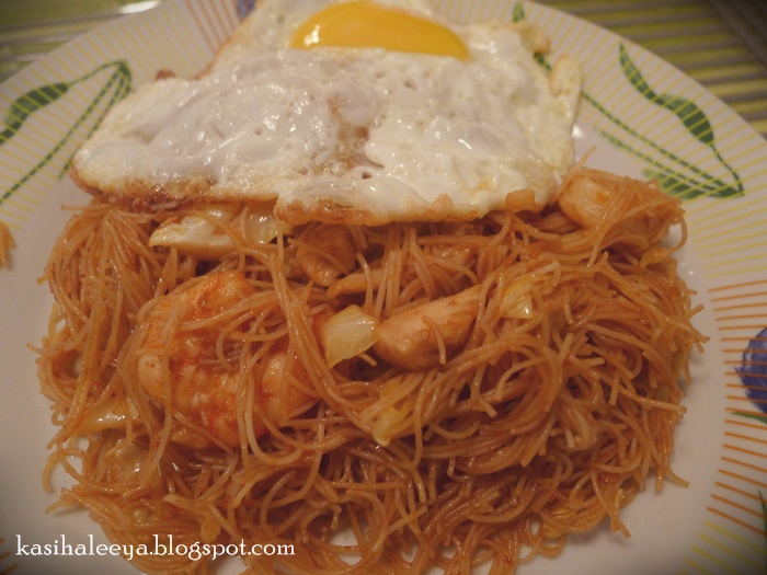 The Kasihs: RESEPI MEE HOON GORENG BODOH