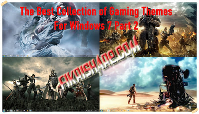 Free Download Themes The Best Collection of Gaming For Windows 7