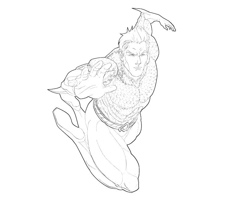 Aquaman Coloring Pages