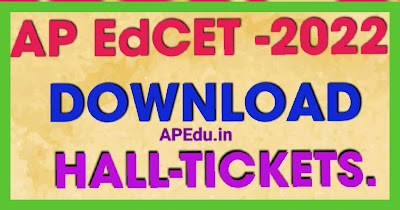 AP EdCET -2022: Download Hall Tickets